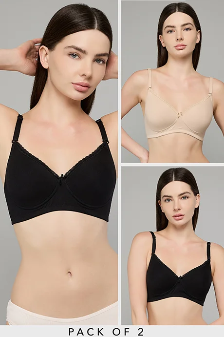 أر أند بي 2 Pack Wireless T-Shirt Bras