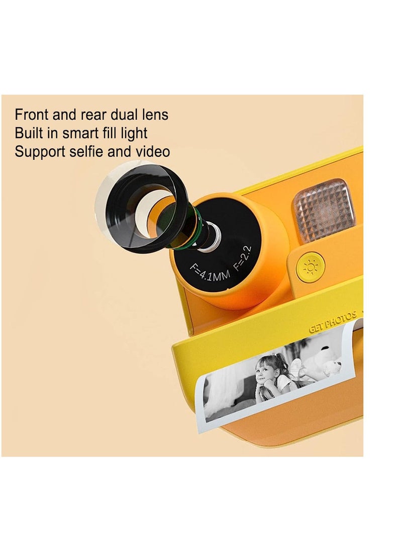 Generic Kids Instant Print Camera 48MP Selfie Camera With Lanyard Front Rear Dual Lens Selfie Video Digital Camera Continuous Shot  - Image 5