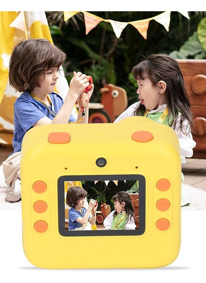 Generic Kids Instant Print Camera 48MP Selfie Camera With Lanyard Front Rear Dual Lens Selfie Video Digital Camera Continuous Shot  - Image 4