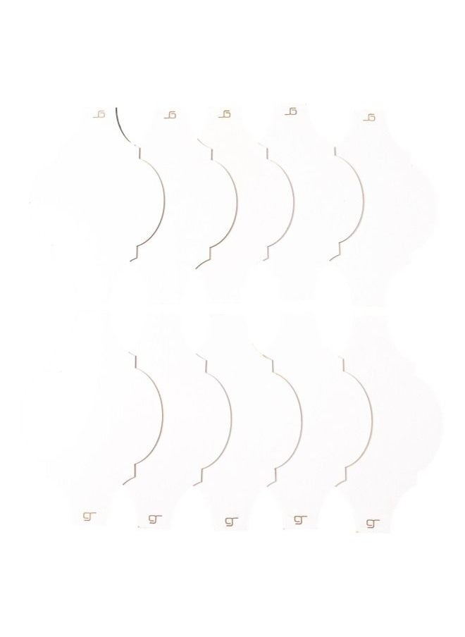 جرافيتي ريزن - لوح خشب MDF شكل 3 مقاس 20*30 سم (1حبة) - Image 1