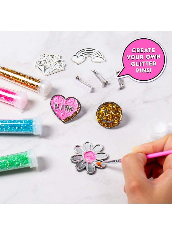 Just My Style Girls Accessory Set By Horizon Group Usacreate Your Own Scrunchies Bracelets & Pins.Decorate Your Water Bottle Using Vsco Stickersdecorate & Organize Your Planner & More - Image 4