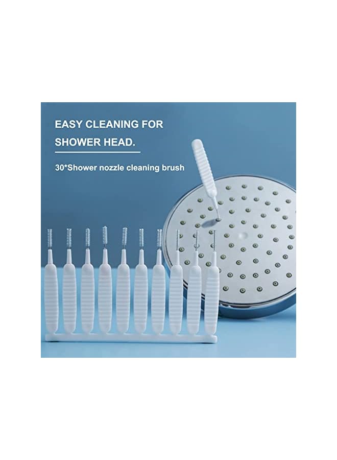 KASTWAVE 20Pcs Shower Head Cleaning Brush Gap Hole Anticlogging Cleaning Brush Multifunctional Superfine Cleaning Brush Deep Clean Brush Set - Image 2