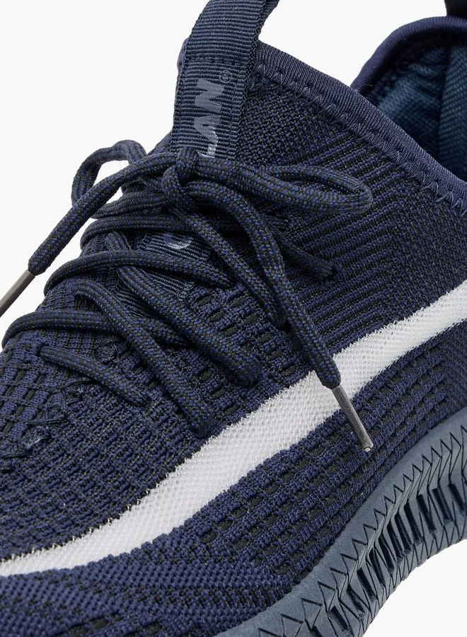 Oaklan by Shoexpress Mesh Detail Sports Shoes with Lace-Up Closure