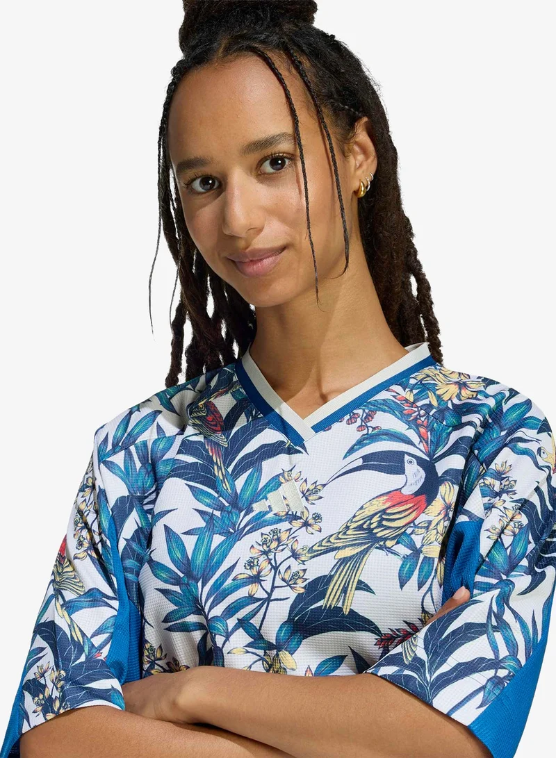Adidas  Adidas X Farm Rio Premium T-Shirt for Women | Best Price UAE