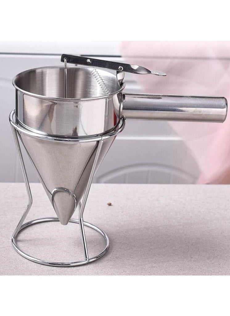Generic - Pancake Dough Dispenser Stainless Steel Batter Dispenser Pastry Tools Baking Waffle Cake Gadgets Kitchen Accessories - Image 1