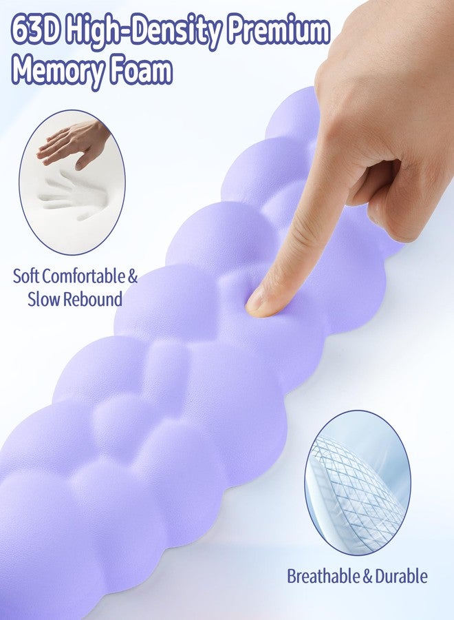 Sushret Purple Cloud Keyboard Wrist Rest Set - Image 4