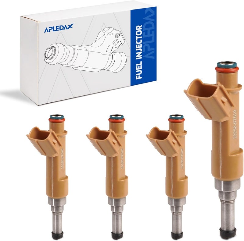 APLEDAX Fuel Injector Set for Toyota Corolla 2009-2015 and Matrix 2009-2012, 4pcs - Image 1