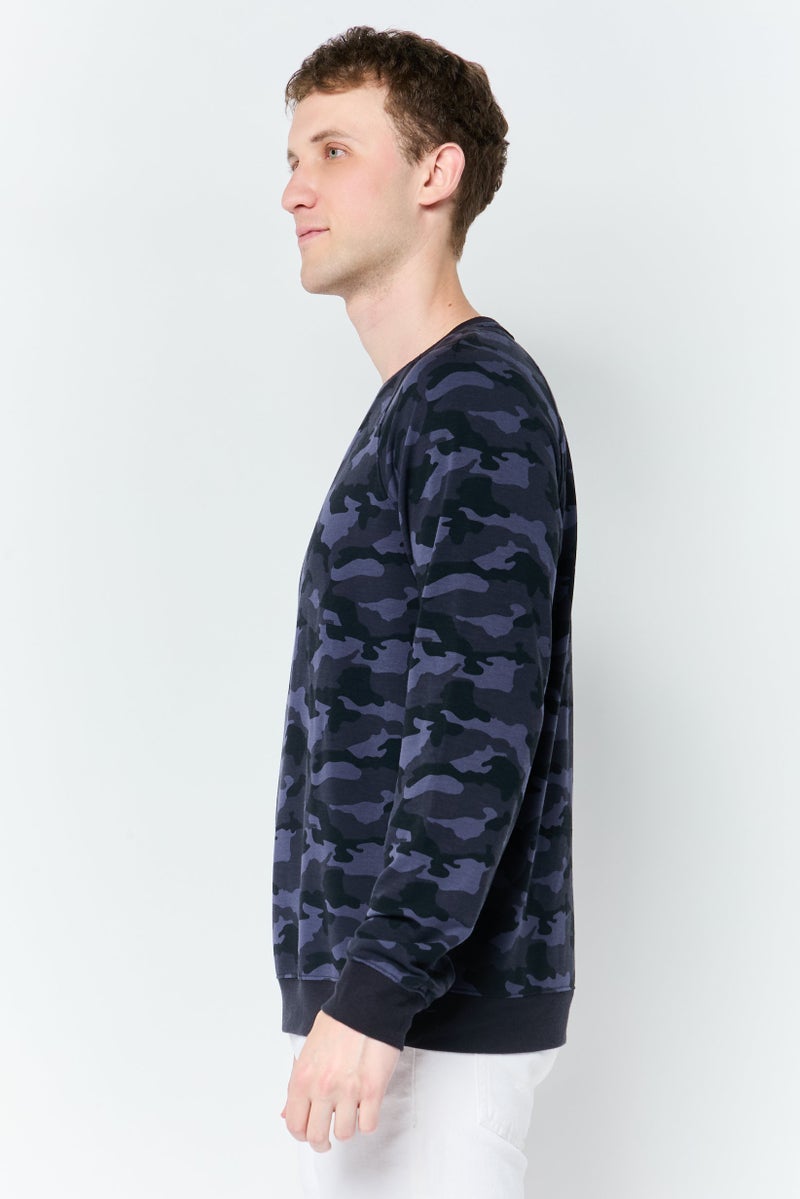 90 Degree By Reflex Men Sportswear Fit Camouflage Long Sleeve Outdoor Sweatshirt, Multicolor - Image 3