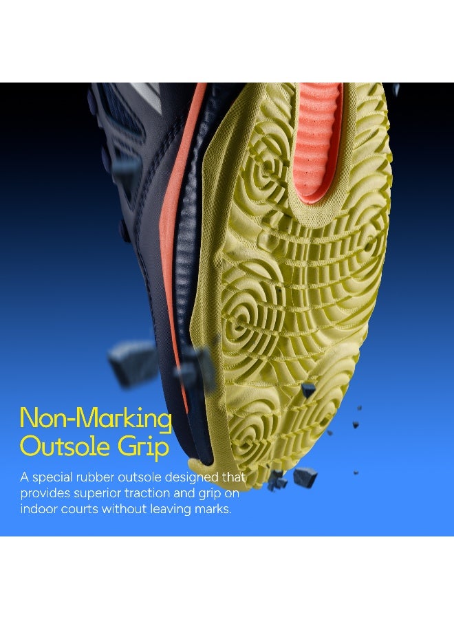 Li-Ning Halberd Strike Non Marking Badminton Shoes | All Indoor Sports | Lightweight, Breathable & Durable (Bluettint/Sulphur Spring ) EUR 35.6 - Image 3