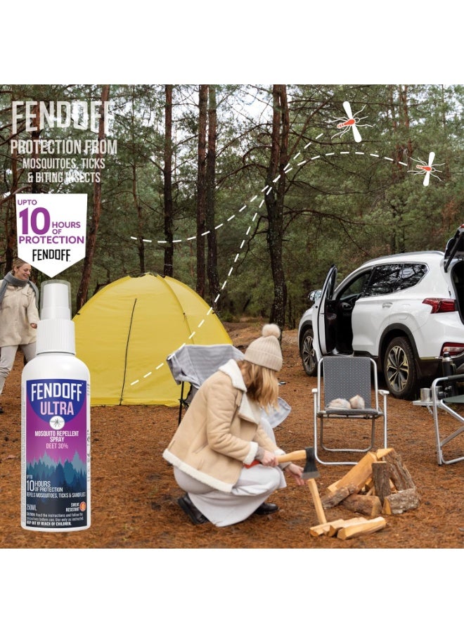 FENDOFF Ultra Mosquito Repellent Spray With Deet 30% Upto 10Hrs Of Protection 250 ML - Image 3