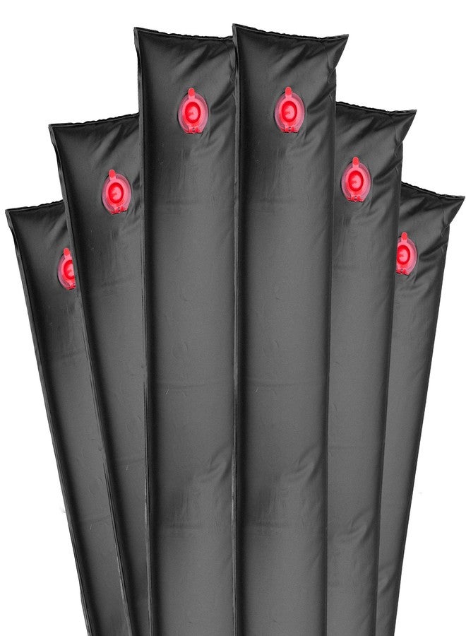 روبيل 3808-BLK-06 ديلوكس 16 غرام. أنبوب مياه شتوي أسود ذو حجرة واحدة بطول 8 أقدام لأغطية حمامات السباحة، عبوة من 6 قطع - Image 1