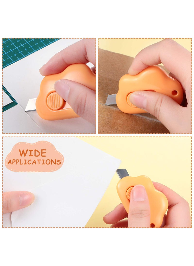 SUNSAR 6 PCS Cloud Mini Box Cutter, Letter Opener Envelope Slitter, Wrapping Paper Cutter  - Image 3