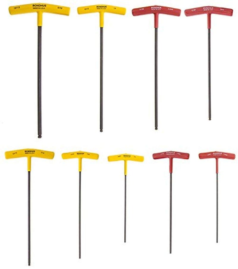 Bondhus 13199 Ball End Graduated Length Tip T-Handle Set w/ProGuard Finish  9 PC - Image 2