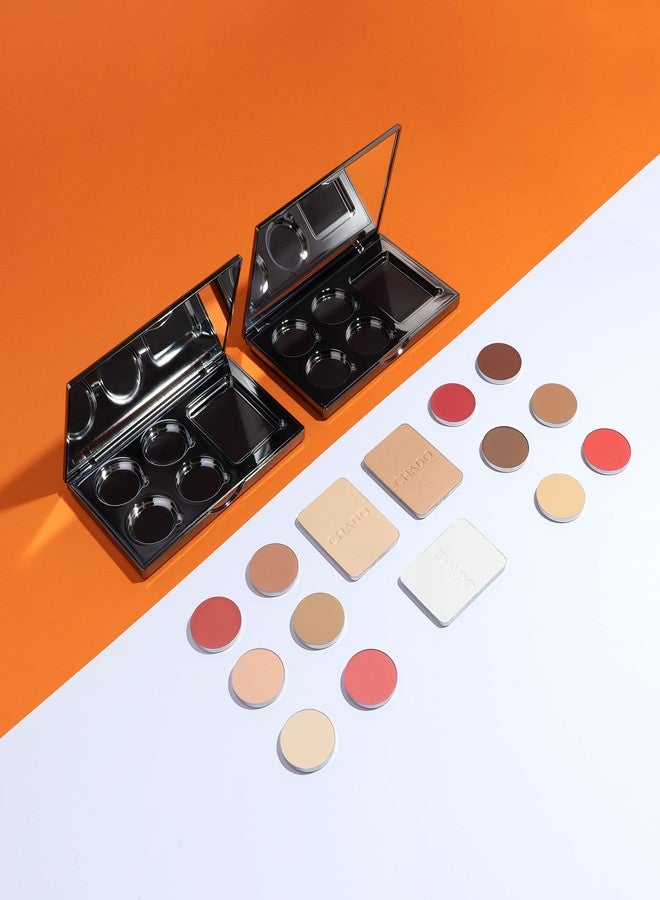 CHADO Shadows & Lights Refills - Powder | Palette Refill Pans (Compact Not Included) | Natural Face Powders for All Skin Types | Multifunctional Refills for Complexion and Eyes | Cruelty Free (Peach 56) - Image 3