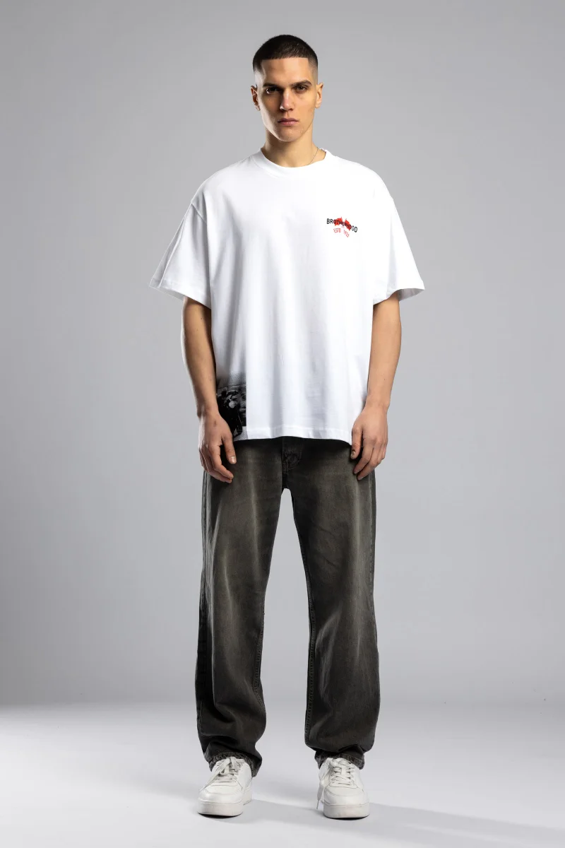 Catch Oversize "Brotherhood" Printed T-shirt