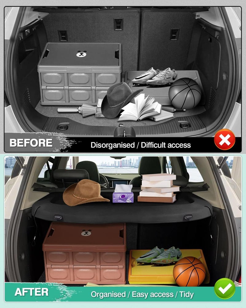 Powerty Cargo Cover for Buick Encore 2013-2016 - Trunk Security Shield Shade Black - Image 5