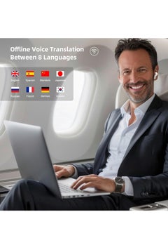 Furtey M3 offline language translation earbuds support 144 languages ​​and accents translation two-way translation translation device  - Image 2