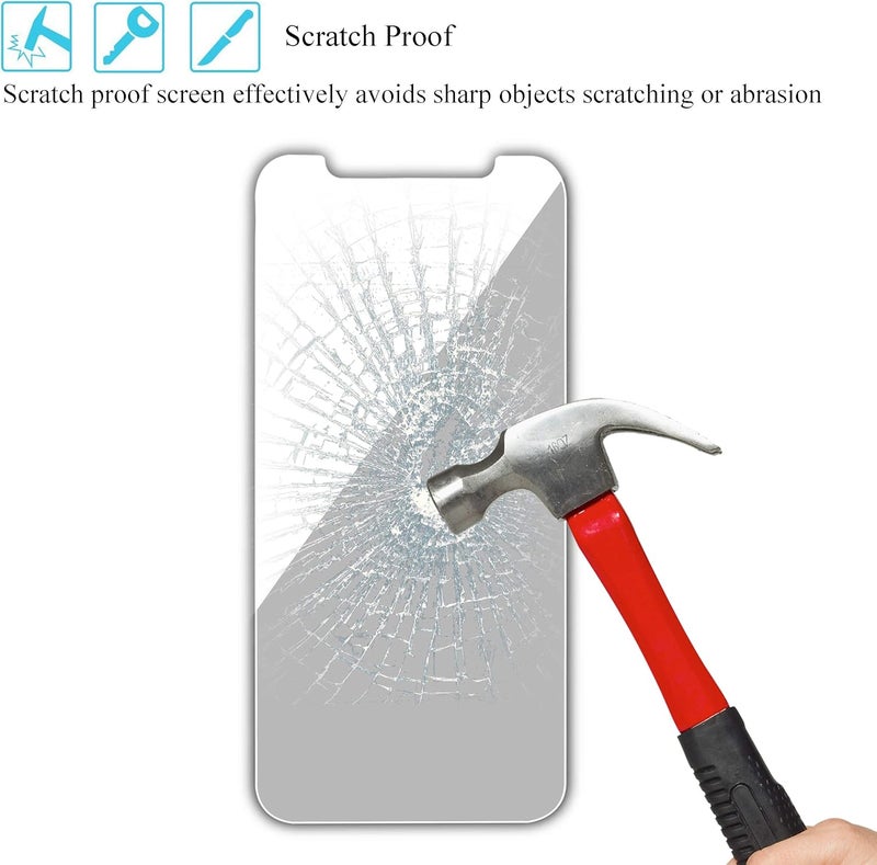 Ailun 2 Pack Privacy Screen Protector for iPhone 11 Pro Max [6.5 inch] + 2 Pack Camera Lens Protector Anti Spy Private Tempered Glass Film,[9H Hardness] - HD - Image 5