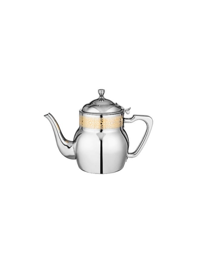 Squalo ✨ 1-liter stainless steel teapot with a gold finish – elegance that complements your tea ritual! ✨ - Image 5