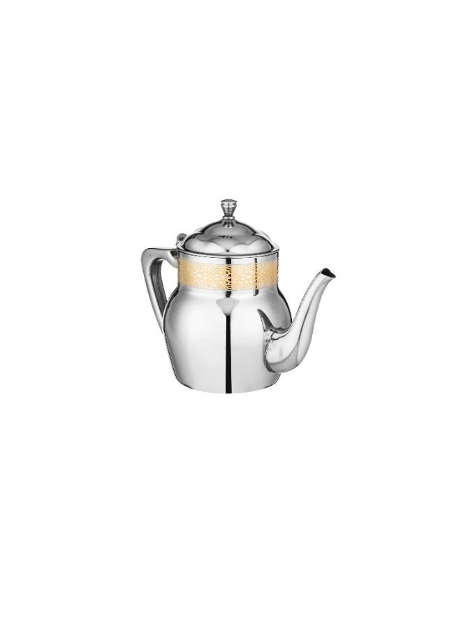 Squalo ✨ 1-liter stainless steel teapot with a gold finish – elegance that complements your tea ritual! ✨ - Image 4