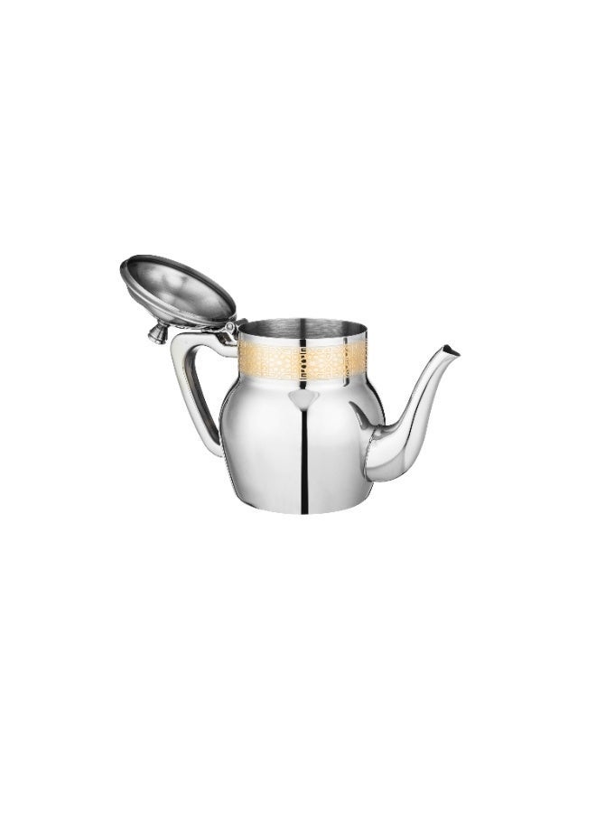 Squalo ✨ 1-liter stainless steel teapot with a gold finish – elegance that complements your tea ritual! ✨ - Image 3
