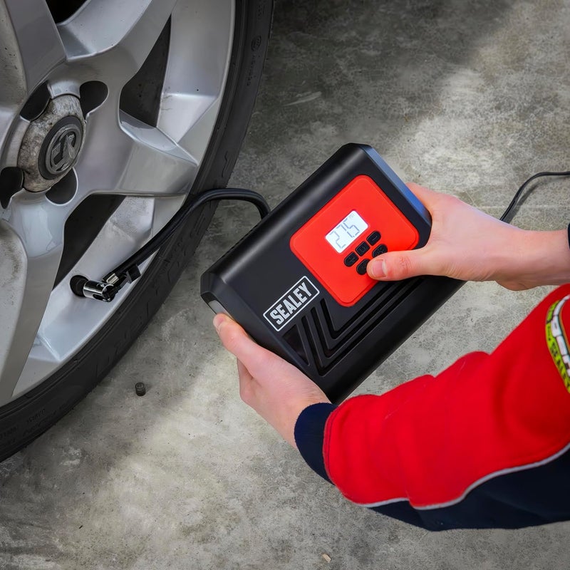 Sealey 12V Tyre Inflator with Worklight - MAC12D - Image 5