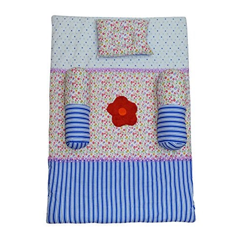 CREATIVE TEXTILES مجموعة سرير الأطفال الناعمة والمريحة للنوم المثالي (متعددة الألوان) مصنوعة من قطن ناعم - Image 1