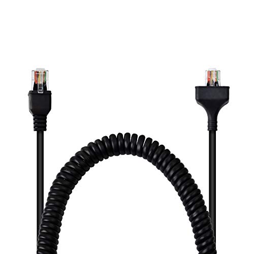 TWAYRDIO RJ-45 8 Pin to 8 Pin Replacement Microphone Cable Mic Cord for Kenwood Mobile Radio KMC-30 KMC-32 KMC-35 TK-7100 TK-760 TK-768 TK-780G M-261A TM-271A - Image 1