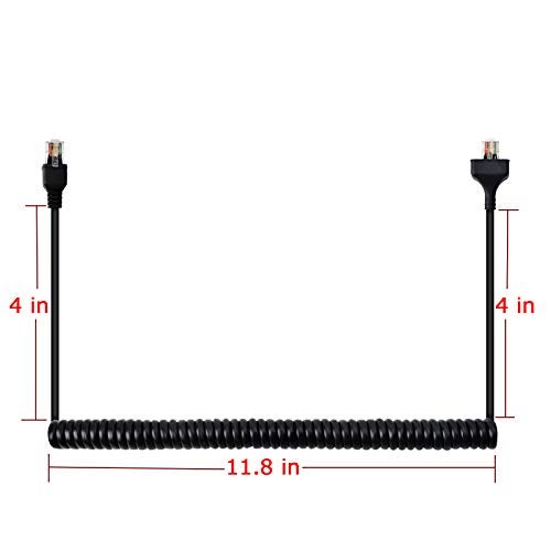 TWAYRDIO RJ-45 8 Pin to 8 Pin Replacement Microphone Cable Mic Cord for Kenwood Mobile Radio KMC-30 KMC-32 KMC-35 TK-7100 TK-760 TK-768 TK-780G M-261A TM-271A - Image 2