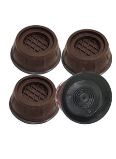 Rubber bases set washing machine and furniture multi-use anti-vibration, anti-shock and noise pads placed under the washer and dryer, a set of 4 different colors from Rana store