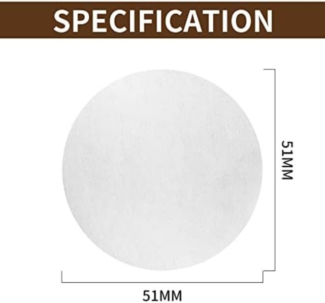 brikinte 1000 Pcs Coffee Paper Filter for Espresso Coffee Maker, 58 mm Unbleached Espresso Filter Puck Screen Portafilter Paper Compatible with Breville Barista, Mr. Coffee and Other Espresso  Machine - Image 5