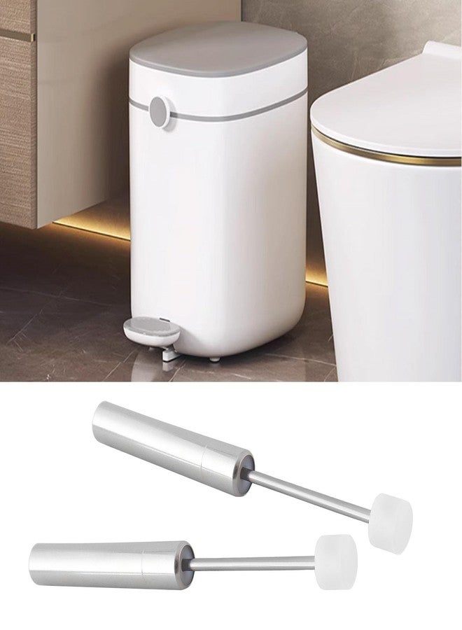 ECSiNG 2pcs 74x40x7.8mm Soft-Close Trash Can Damper Piston with Lid Steel and Plastic Mechanism Trash Can Damper Replacement for Kitchen Trash Can - Image 2