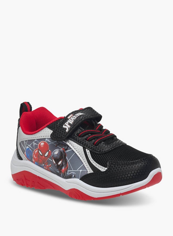 MARVEL Boys Light-Up Spider-Man Print Sneakers - Image 1
