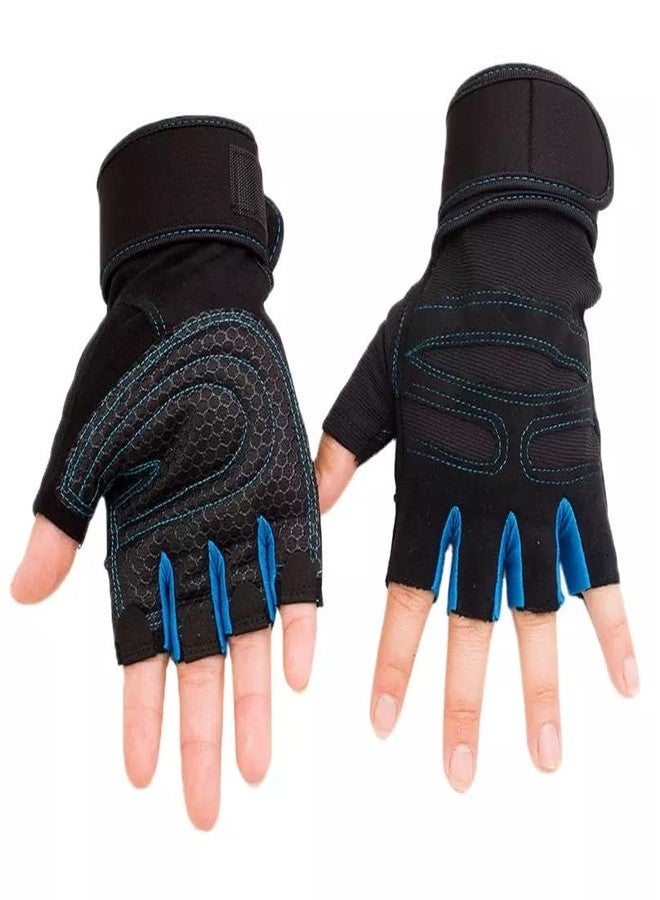 LAFILLETTE Gym Weightlifting Exercise Half Finger Sport Cycling Fitness Gloves for Men & Woman - Image 1