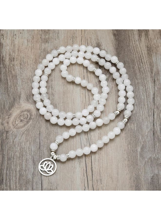 Lotus Flower Gifts Mala Beads 108 Healing Bracelet Necklace Meditation Accessories  - Image 2