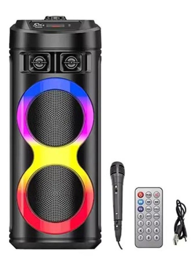singe Portable Bluetooth Speaker with Microphone and Remote Control - Speaker ZQS6220 - Image 1