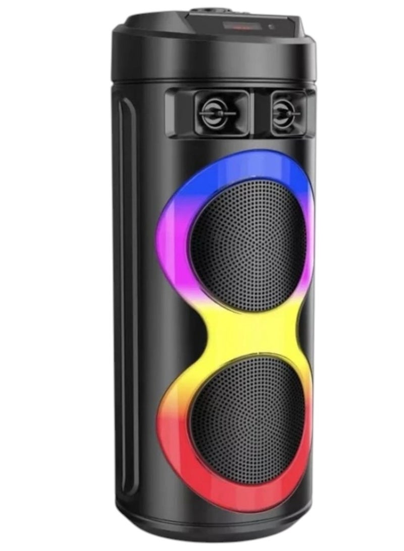 singe Portable Bluetooth Speaker with Microphone and Remote Control - Speaker ZQS6220 - Image 2