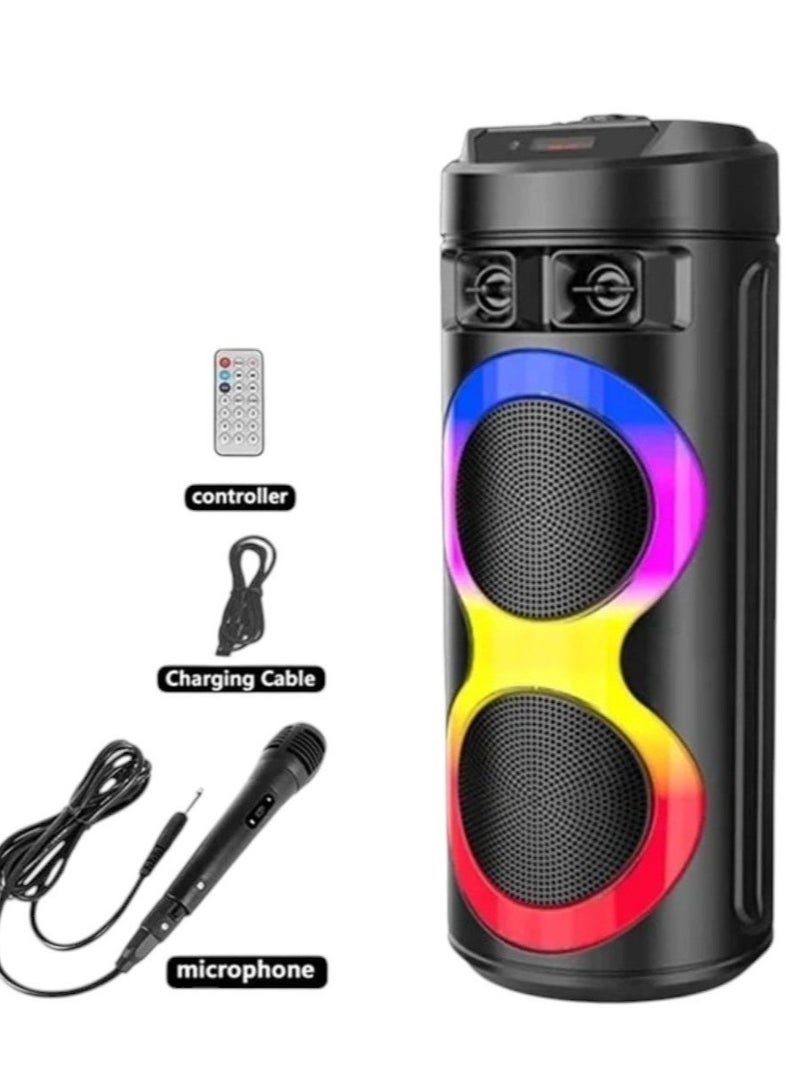 singe Portable Bluetooth Speaker with Microphone and Remote Control - Speaker ZQS6220 - Image 4