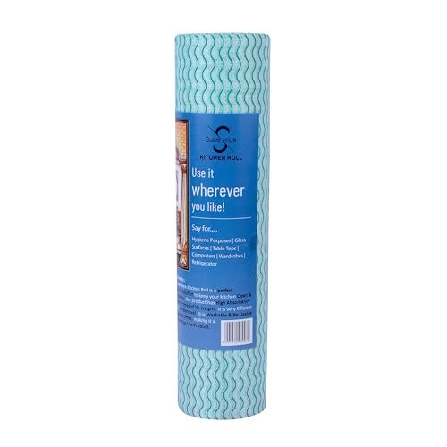 GINNI Premium Printed Kitchen Swipe Rolls Non Woven Fabric, Kitchen Tissue/Towel Tissue Roll Reusable & Washable (Multi-Purpose Household Sheets) - 30x25 Cm (150 Pulls) - Image 3