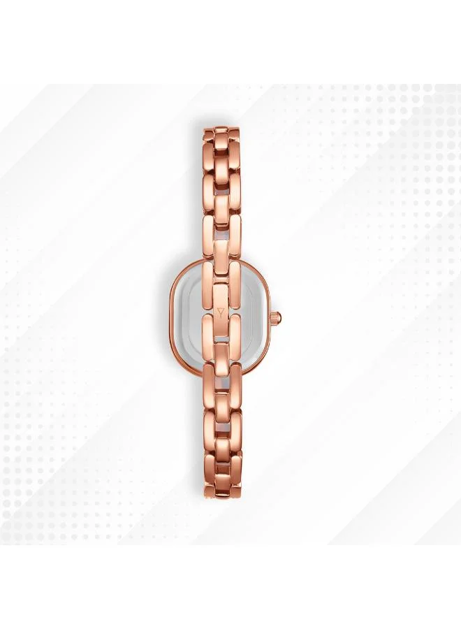 ECSTACY White Women's 304 solid stainless steel Analog Watch E25513-RBKS - 23 mm for Women | Best Price UAE