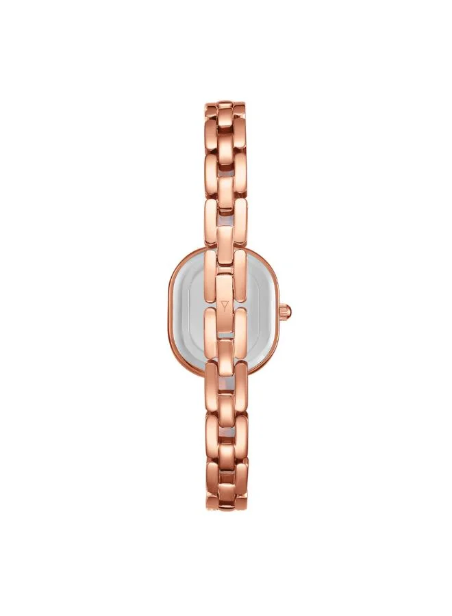 ECSTACY White Women's 304 solid stainless steel Analog Watch E25513-RBKS - 23 mm for Women | Best Price UAE