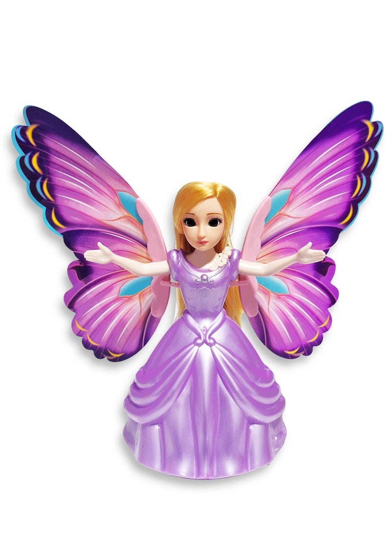 Generic Musical Toys 360 Degree Rotating Dancing Doll Princess Girl Battery Operated Flashing Lights with Music Sound Toy  - Image 1