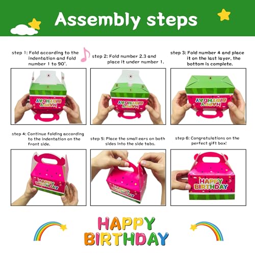 WEGYMER Watermelon Party Candy Boxes 16Pcs Cartoon Melon Birthday Party Supplies Goodie Bags for Watermelon Theme Birthday Decorations CocoBaby Shower Party Supplies - Image 5