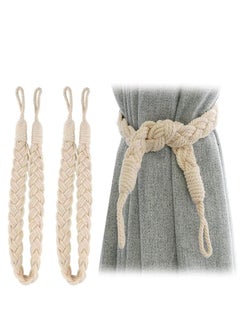 2 Pcs Curtain Rope Tiebacks Window Curtain Rope Decorative Braided Drapery Drape for Curtains