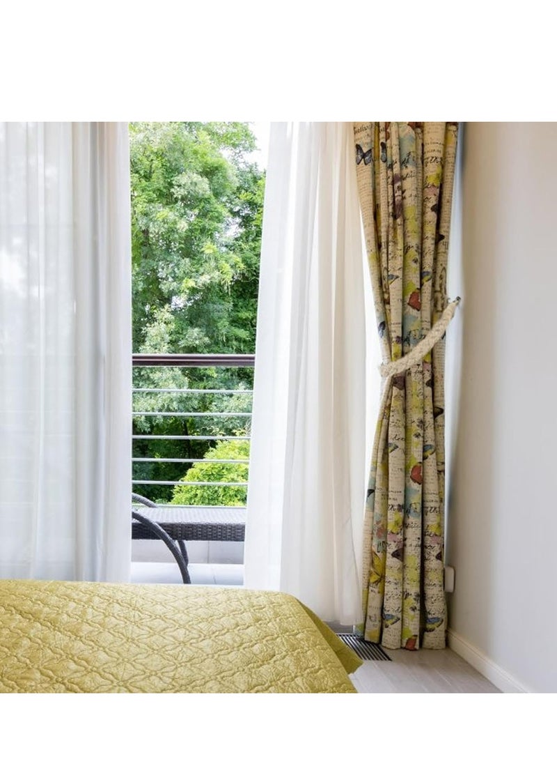 Oasisgalore - 2 Pcs Curtain Rope Tiebacks Window Curtain Rope Decorative Braided Drapery Drape for Curtains - Image 1