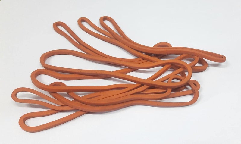 IMPRINT Rubber Band 5 inch Diameter Pack Of 20 Orange - Image 4