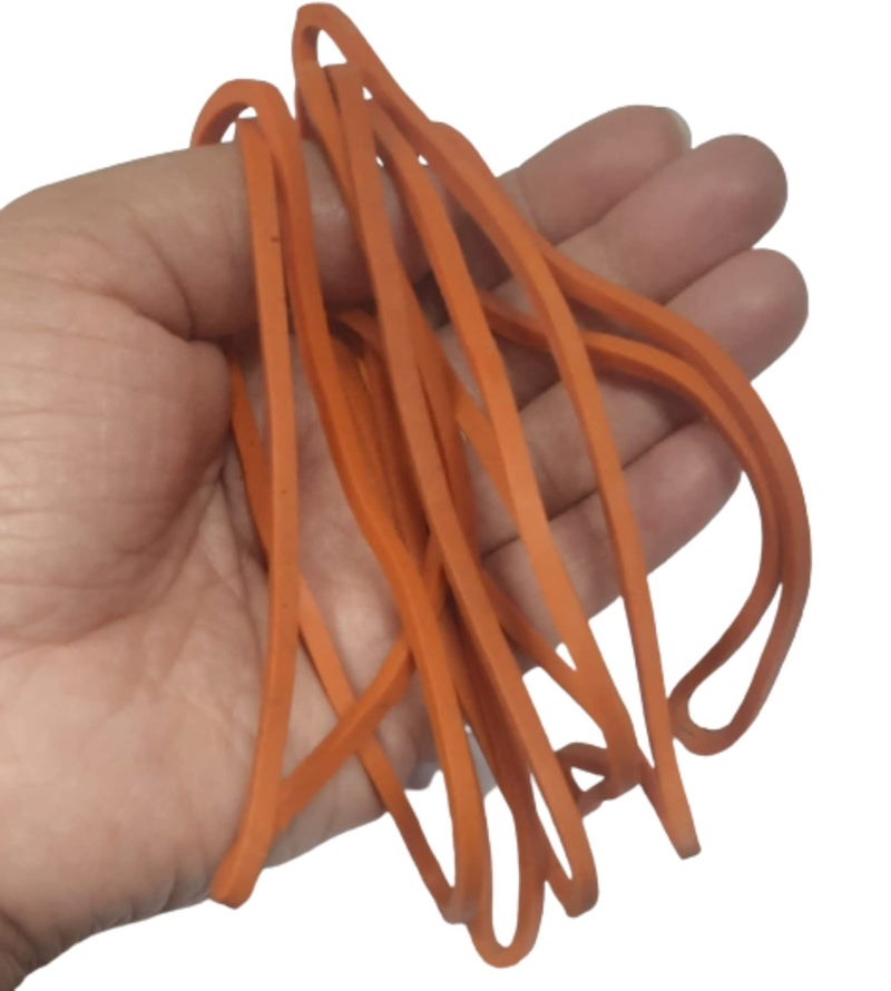 IMPRINT Rubber Band 5 inch Diameter Pack Of 20 Orange - Image 3