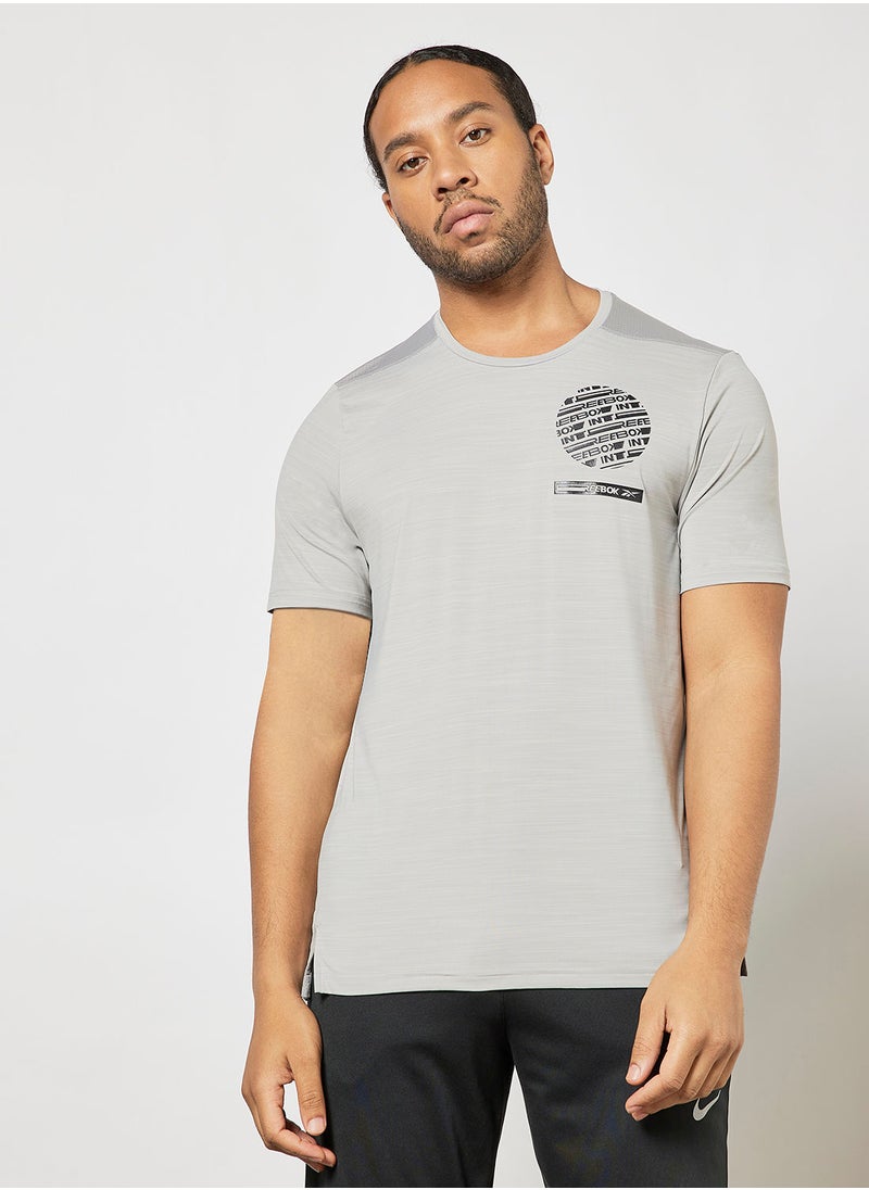 Reebok - TSR Short Sleeve Active Chill Graphic T-Shirt - Image 1