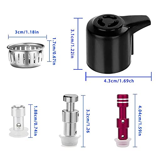 Wocst Steam Release Handle,Float Valve Replacement Parts with Anti-Block Shield For Instant Pot Duo/Duo Plus 3, 5, 6 and 8 Quart,Instant Pot Smart Wifi(6 Qt) (DUO)  - Image 2