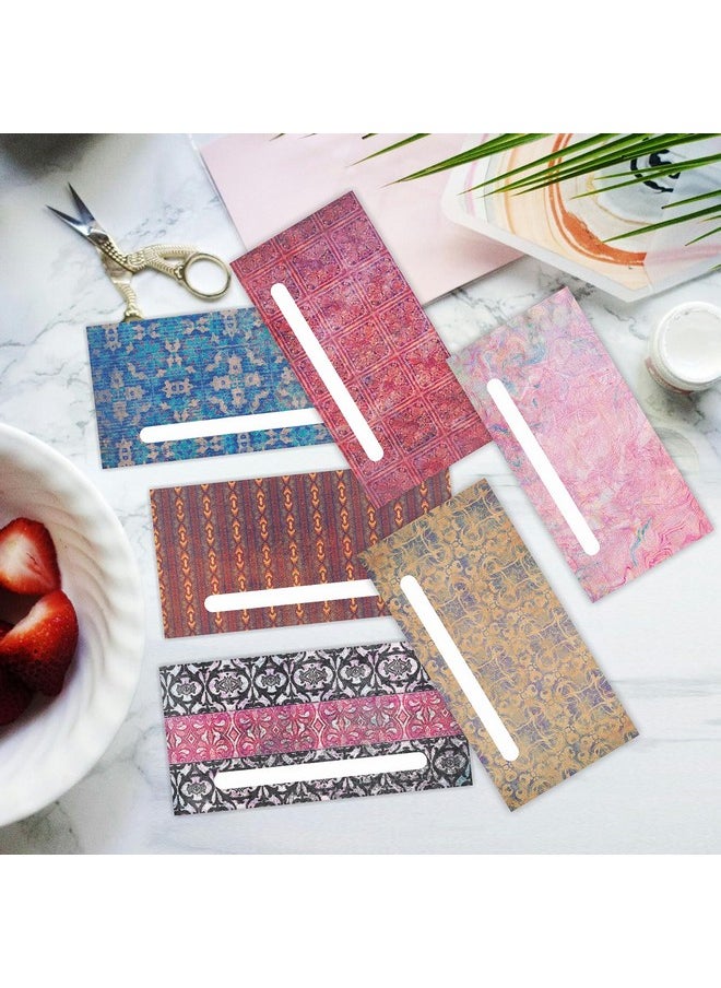 PARTH IMPEX 120 Pack Gift Envelopes For Cash - 3.5" X 7" Vintage Rustic Design - Decorative Fancy Colorful Money Saving Holder Card For Shagun Christmas Birthday Baby Shower Wedding Graduation  - Image 5